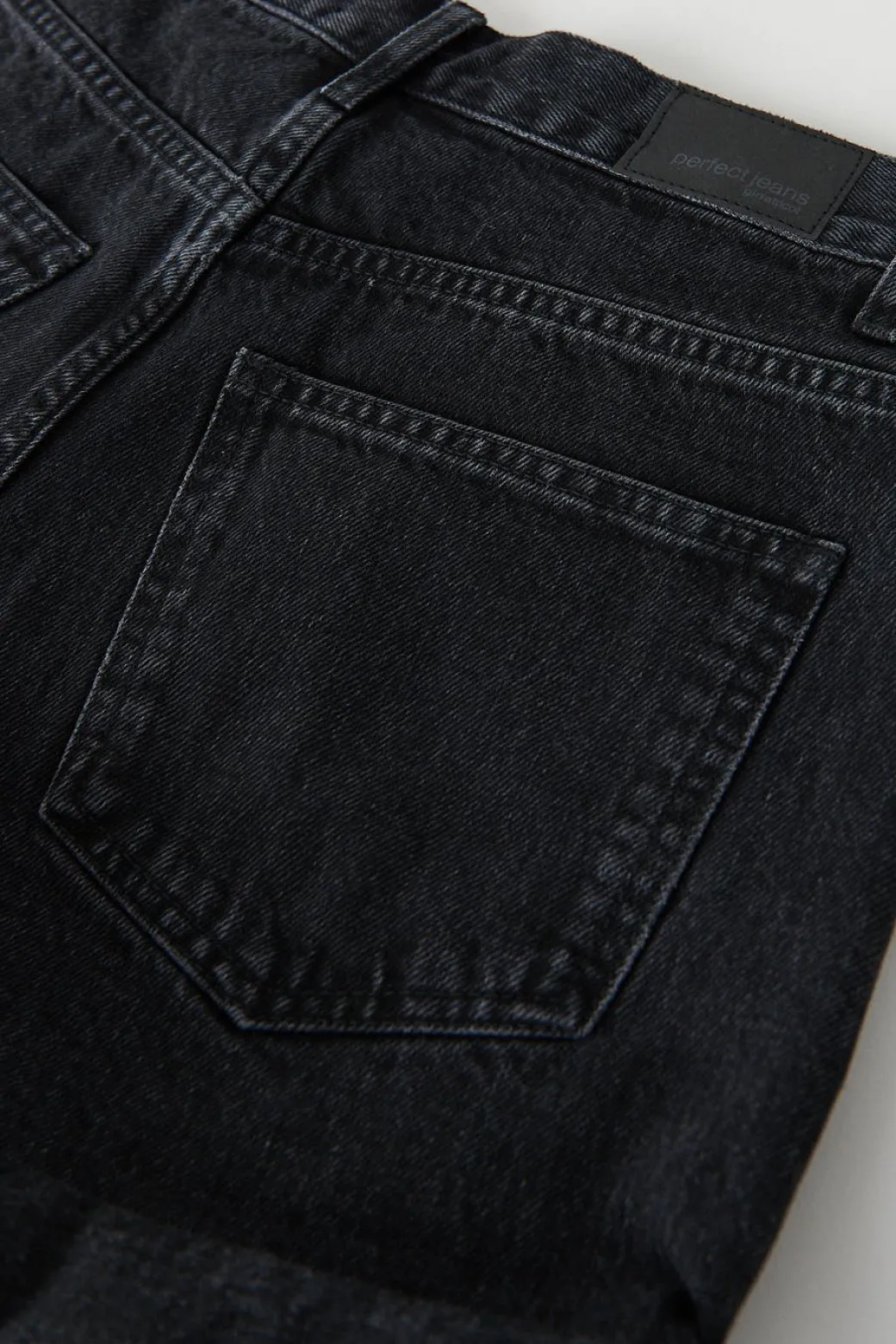 High waist denim shorts