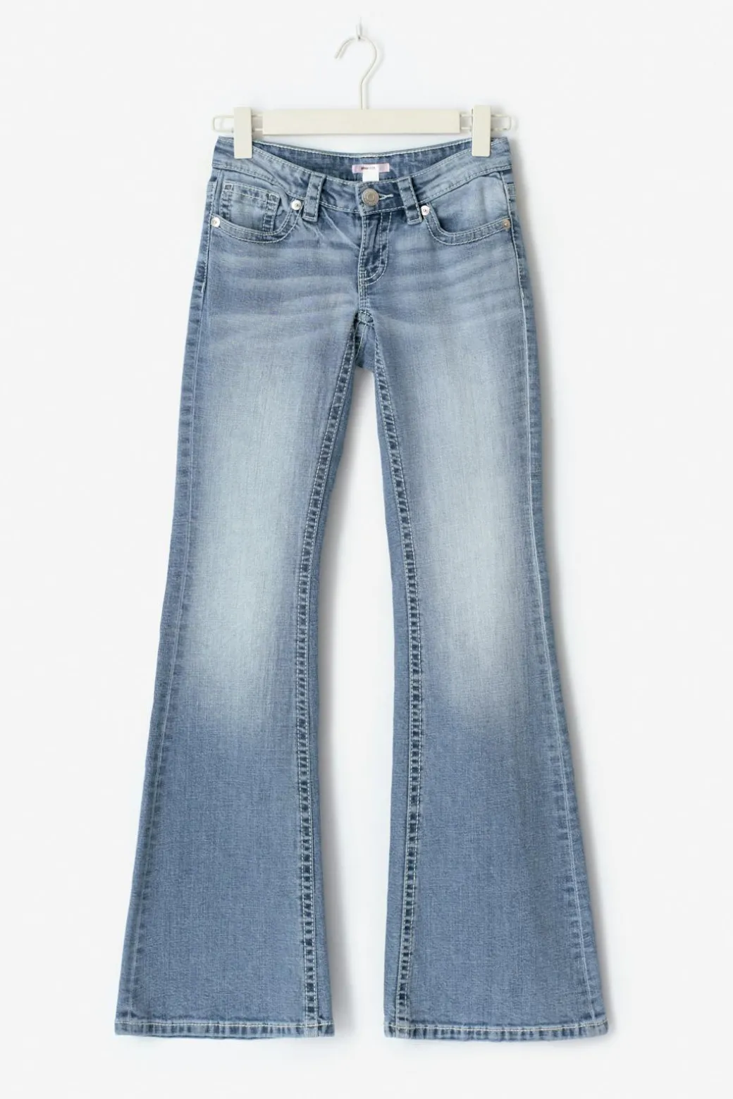 14+ hip hug flare jeans