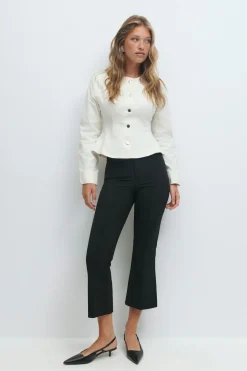 Kick flare trousers