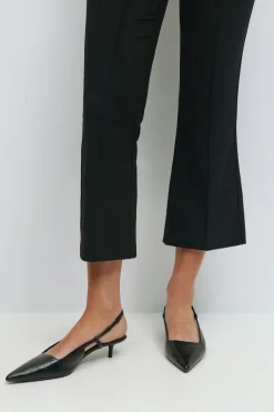 Kick flare trousers