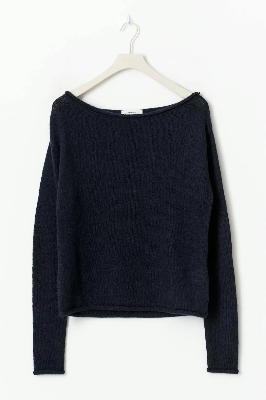Knitted boatneck top