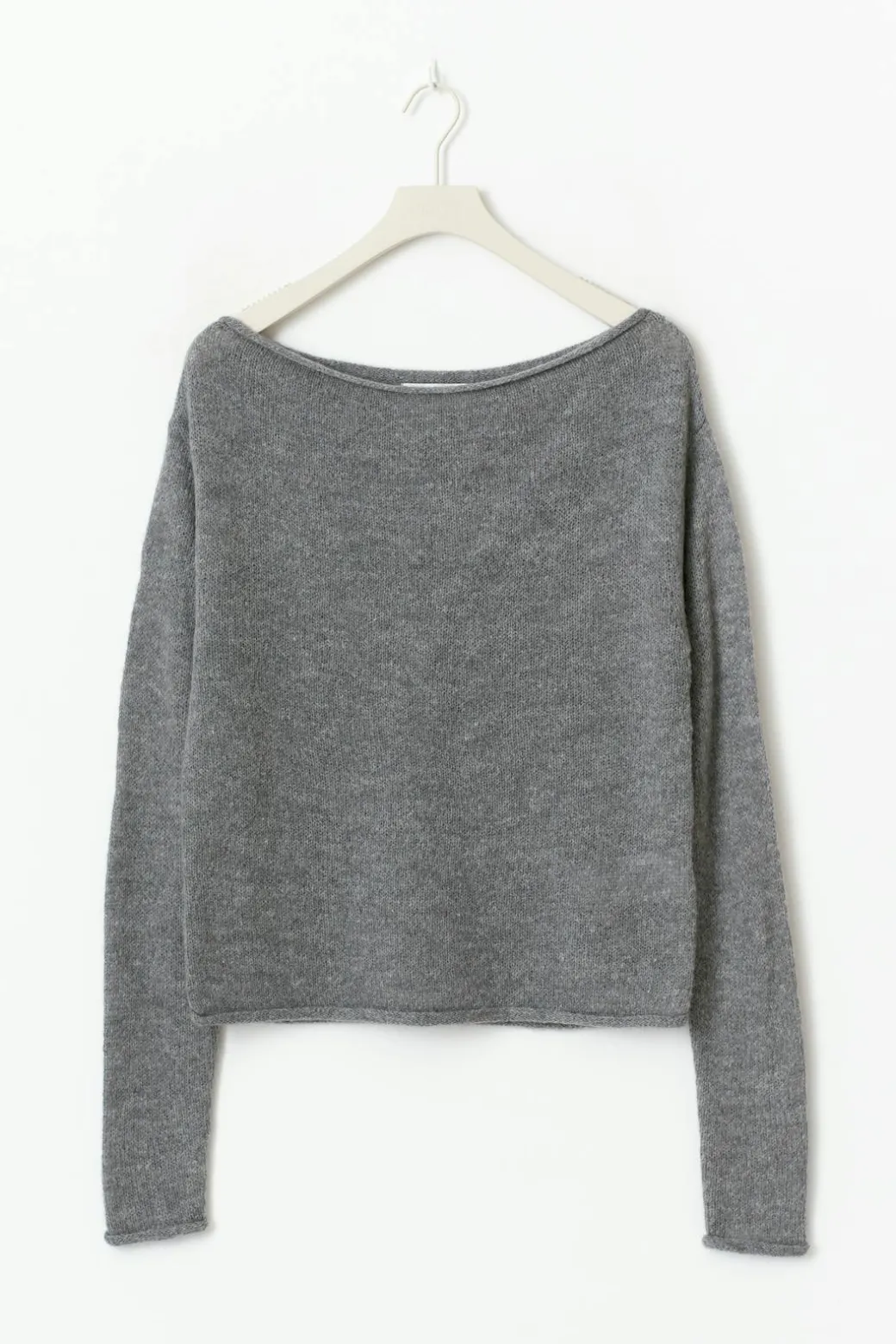 Knitted boatneck top
