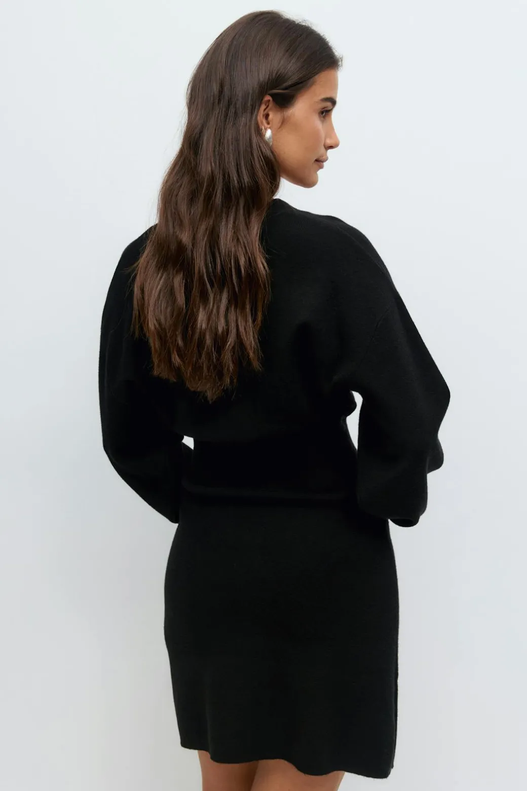 Knitted button down dress