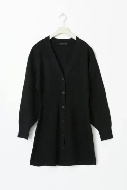 Knitted button down dress