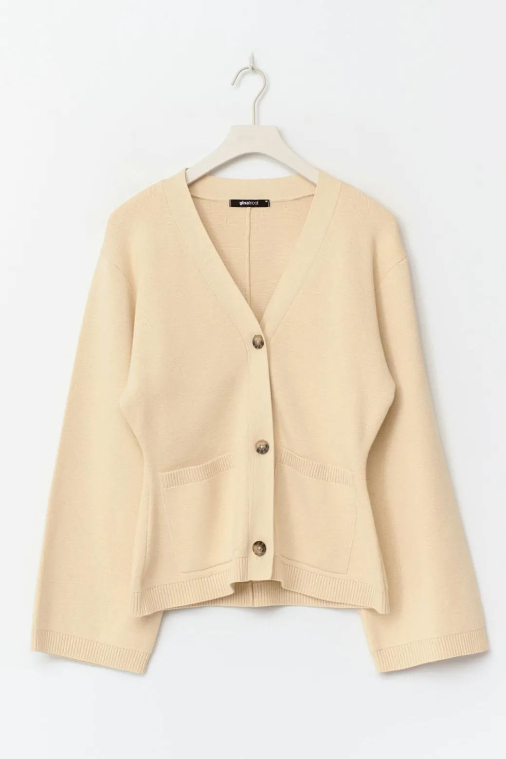 Knitted cotton cardigan