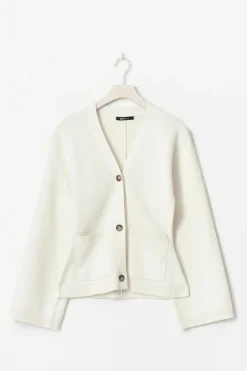 Knitted cotton cardigan