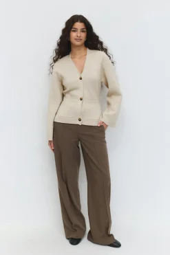 Knitted cotton cardigan