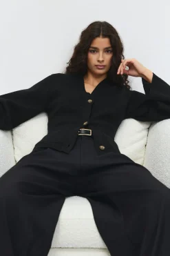 Knitted cotton cardigan