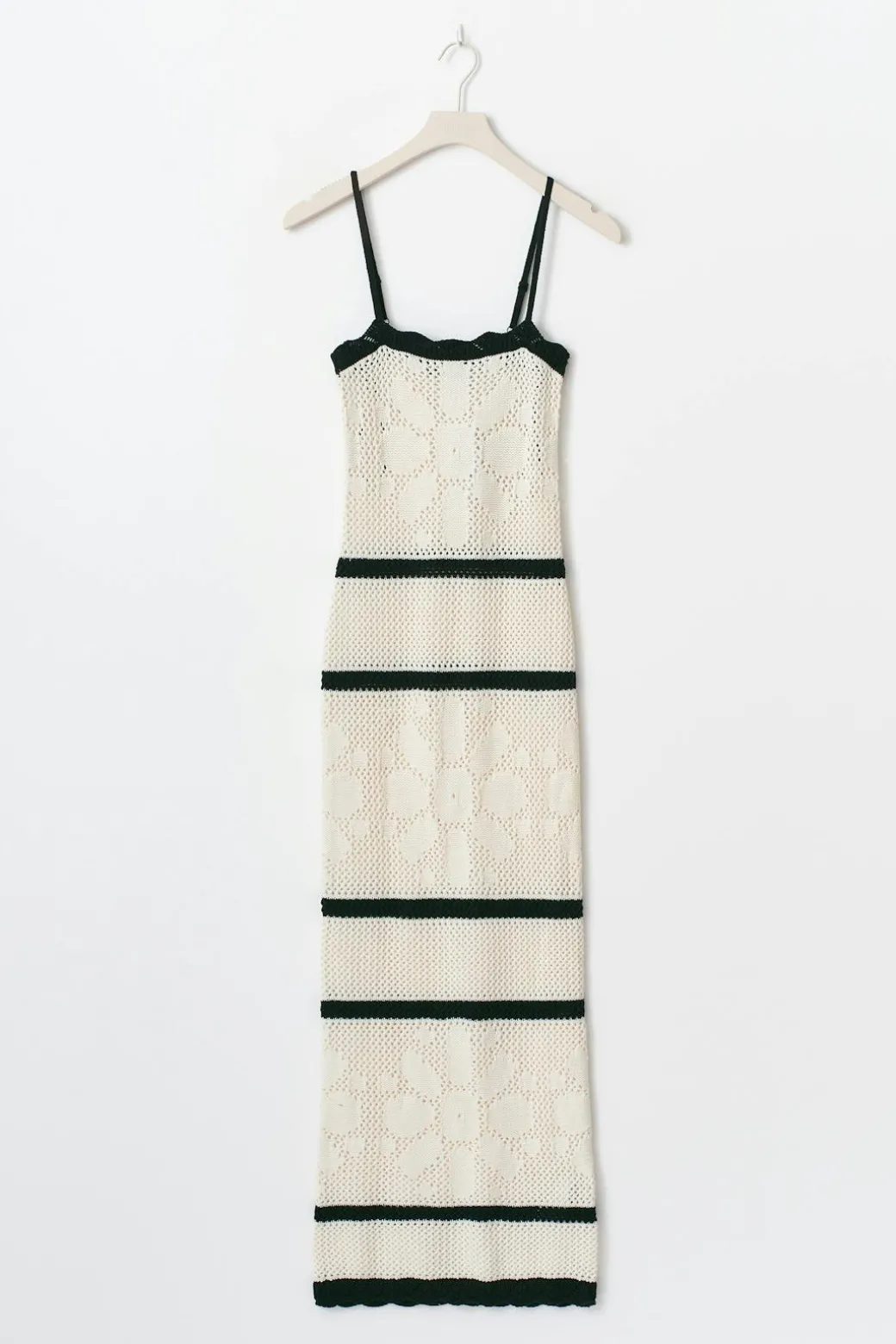 Knitted crochet dress
