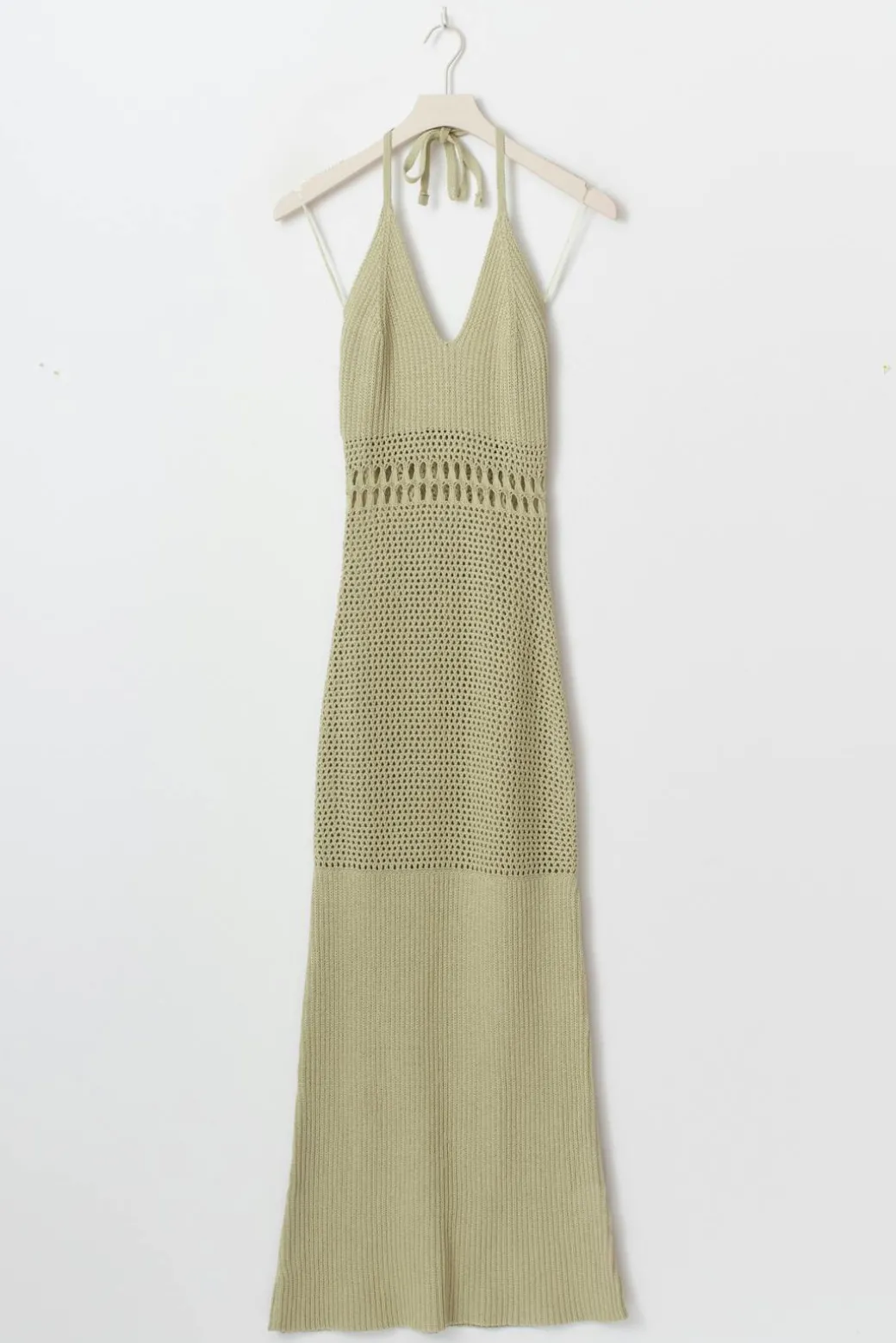 Knitted crochet dress