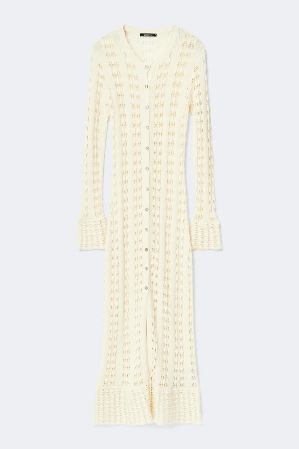 Knitted crochet dress