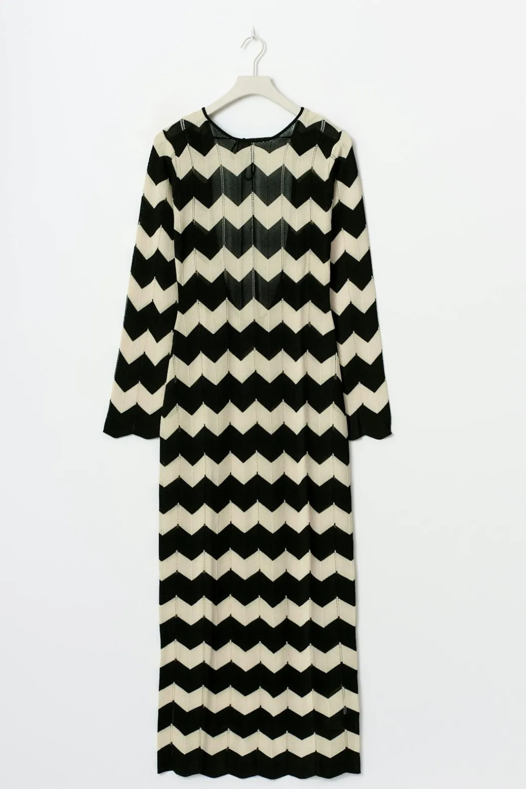 Knitted flowy maxi dress