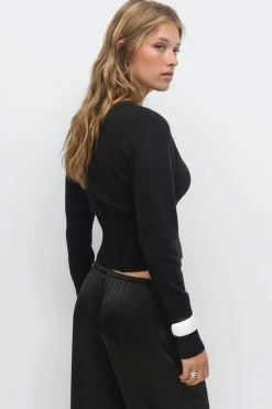 Knitted loungewear cardigan