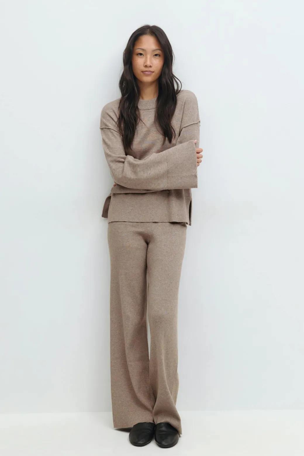 Knitted loungewear sweater