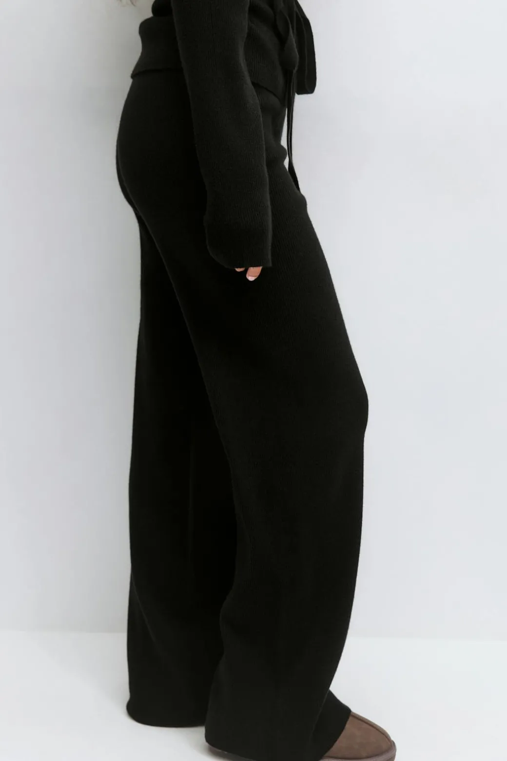 Knitted loungewear trousers