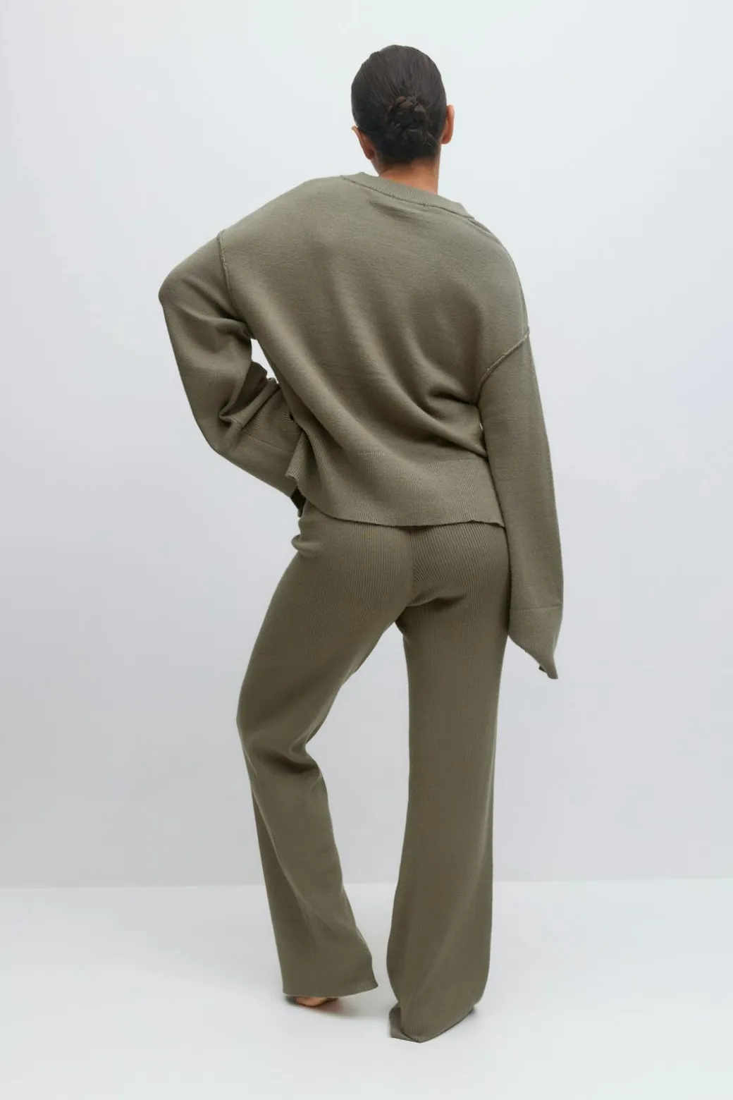 Knitted loungewear trousers