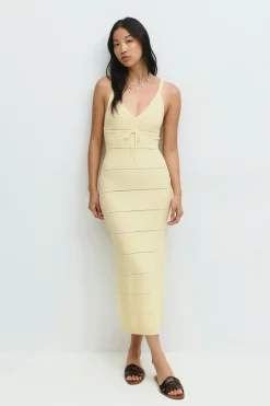 Knitted midi dress