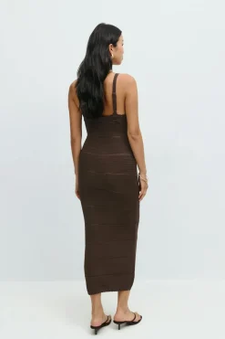 Knitted midi dress
