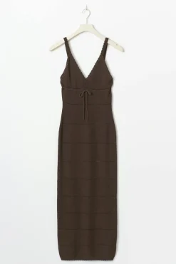 Knitted midi dress