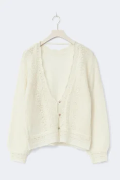 14+ knitted open back sweater