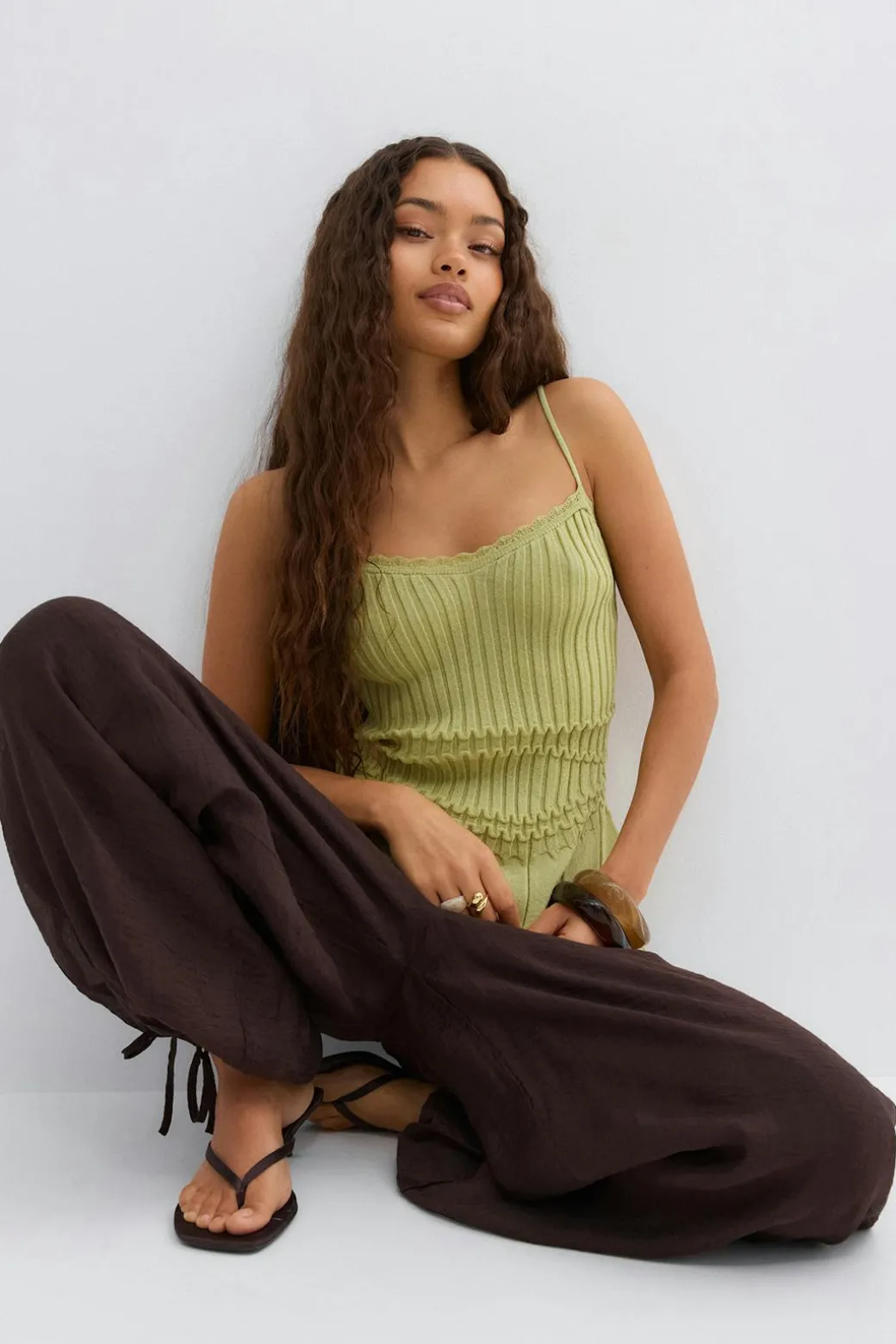 Knitted singlet