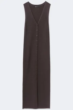 Knitted vest dress