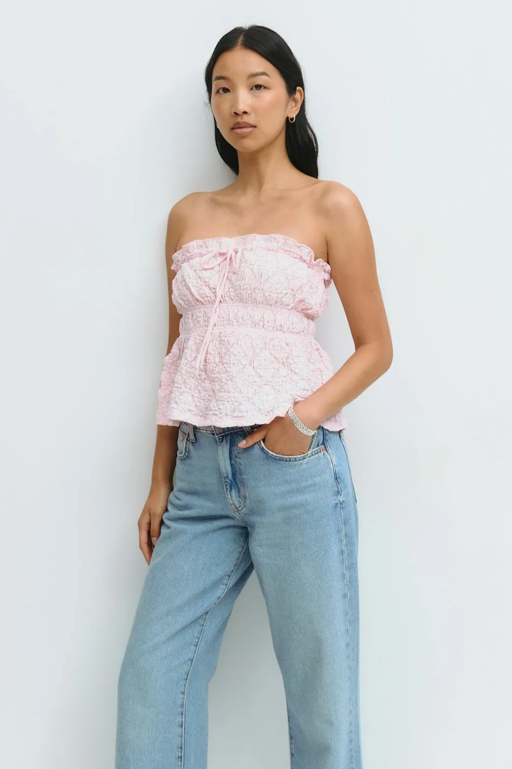 Lace bandeau top