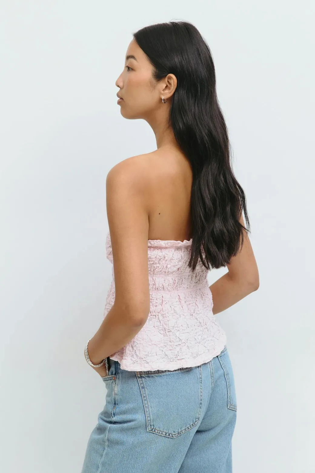 Lace bandeau top