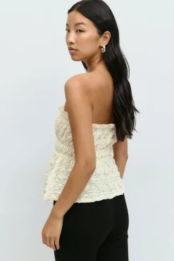 Lace bandeau top