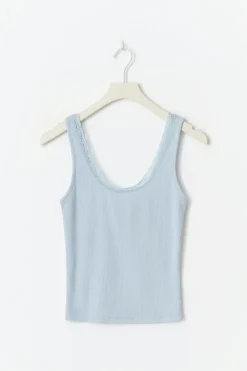 Lace detail tank