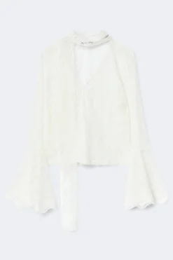 Lace long sleeve top