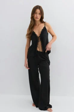 Lace loungewear singlet