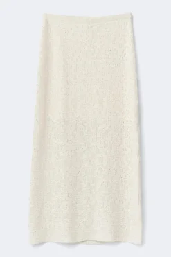 Lace maxi skirt