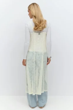 Lace slip dress