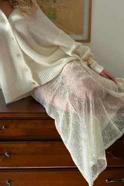 Lace slip dress