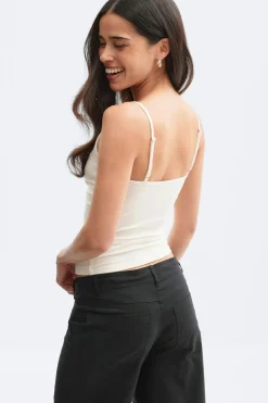 Lace strap singlet