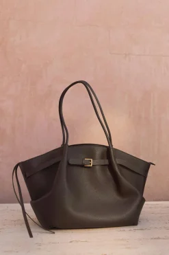 Large fold detail bag