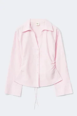 Linen blend shirt