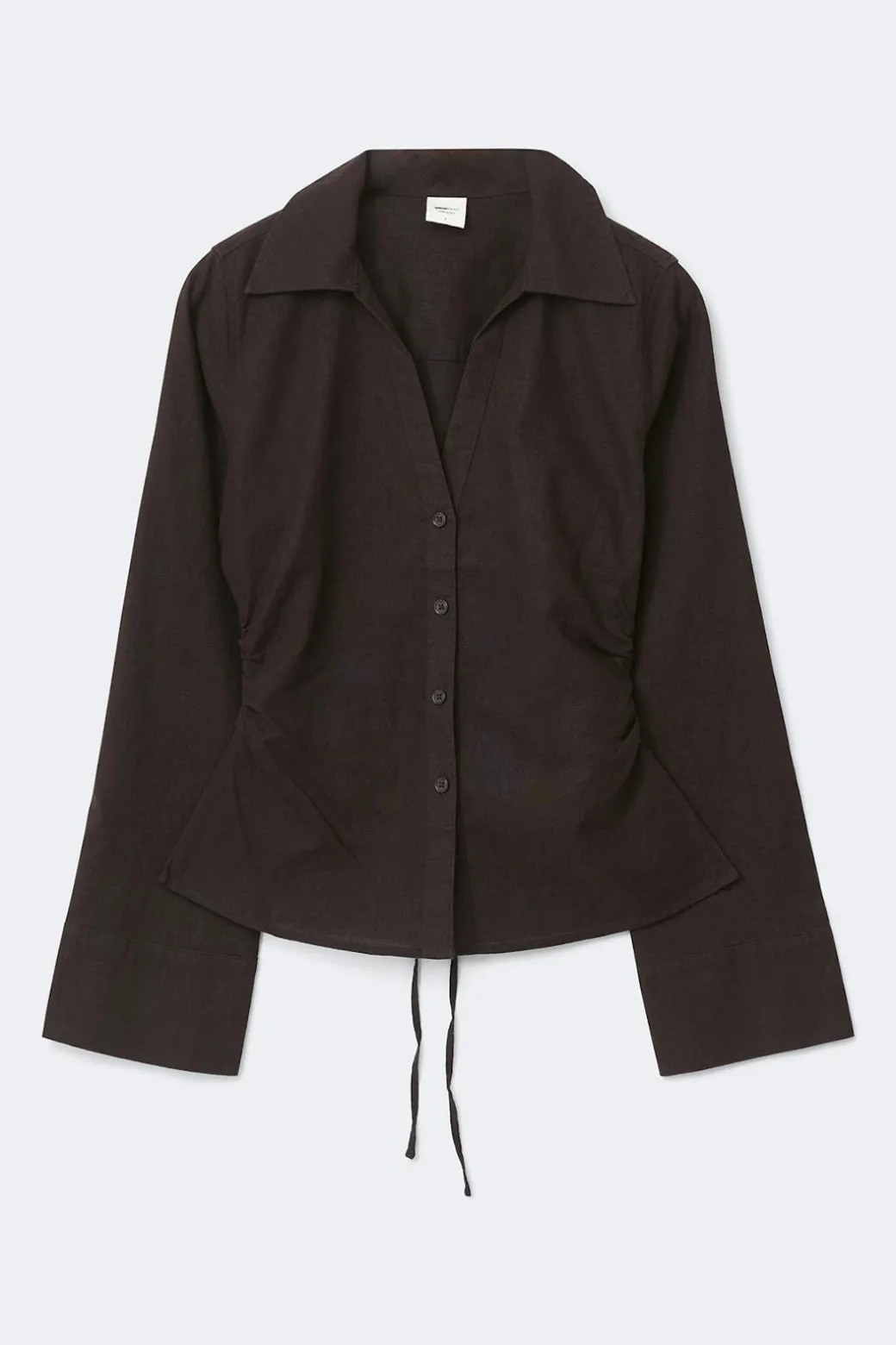 Linen blend shirt
