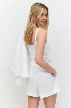 Linen shorts