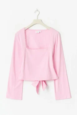 14+ long sleeve lace top