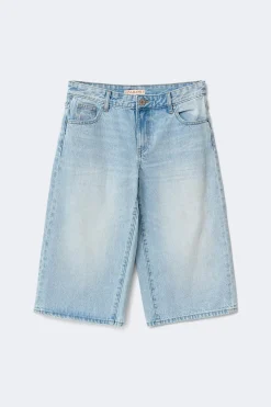 Loose n' luxe denim shorts