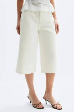 Loose n' luxe denim shorts