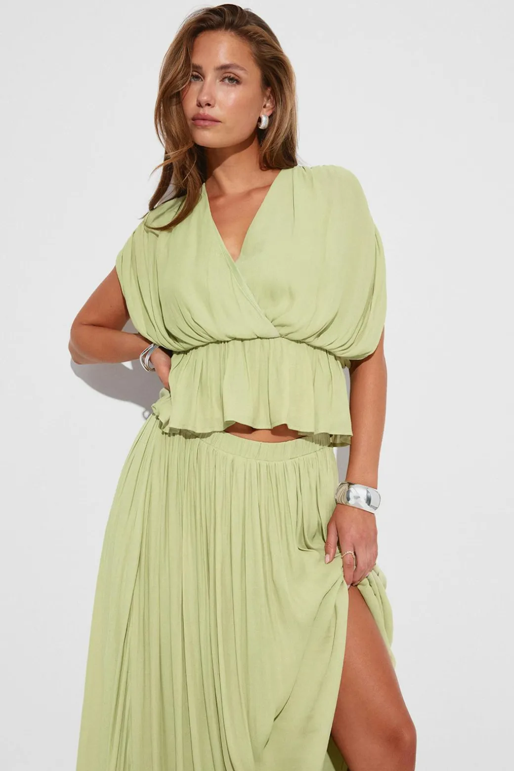 Loose sleeveless top