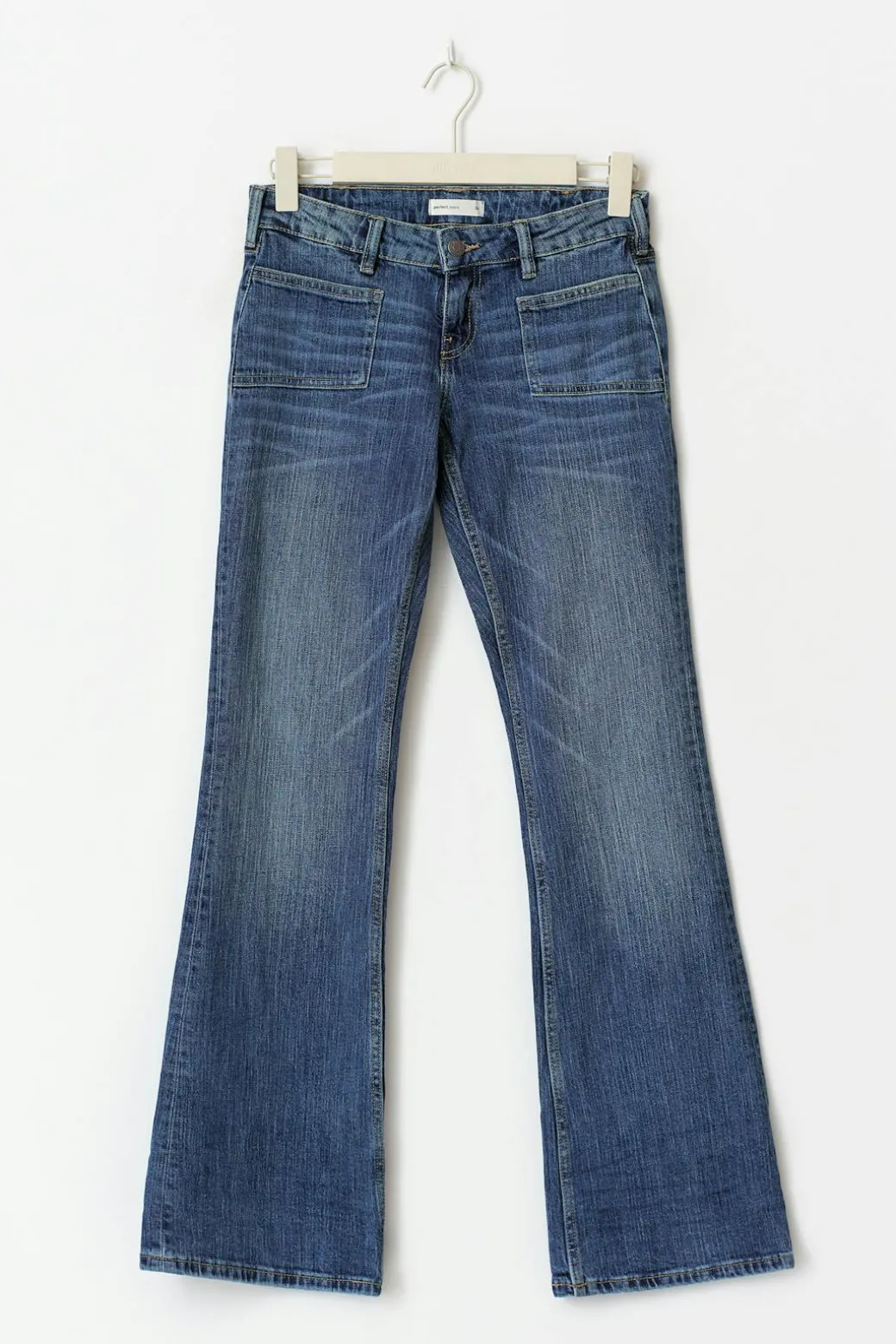 Low flare jeans