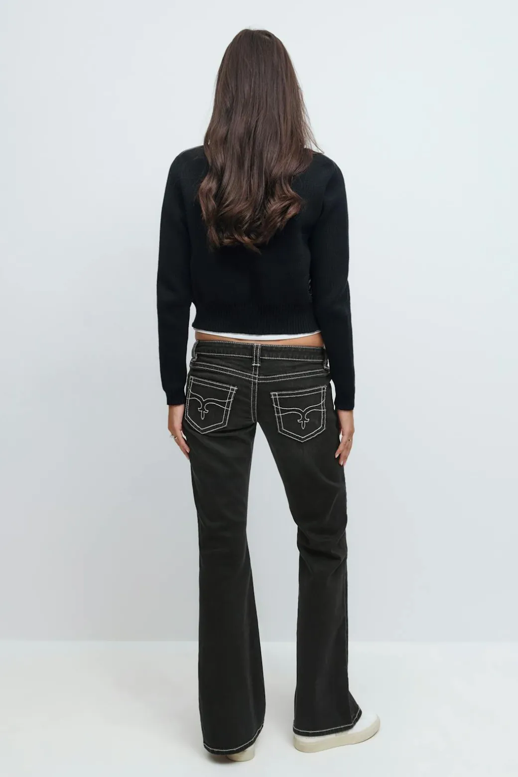 14+ low rise flare jeans