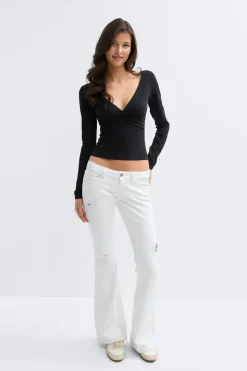 14+ low rise flare jeans tall
