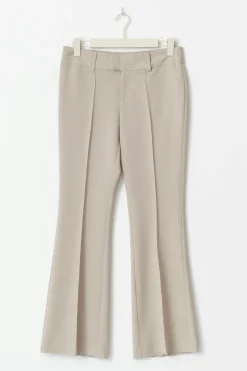 Low waist bootcut trousers