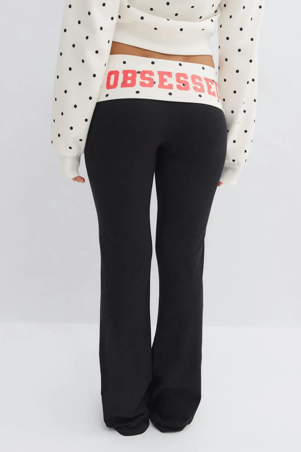 14+ low waist fold trousers