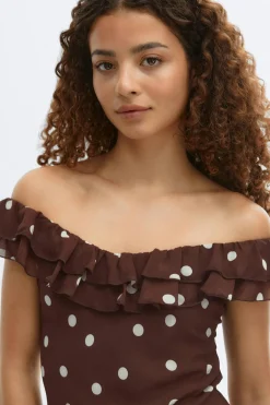 Maxi frill dress